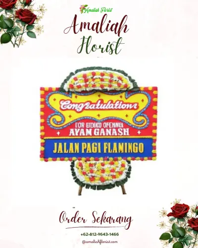Bunga Papan Congratulation di Krajan